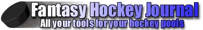Fantasy Hockey Journal
